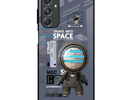 Space Travel Glass Case for Samsung Galaxy M34 5G Sale