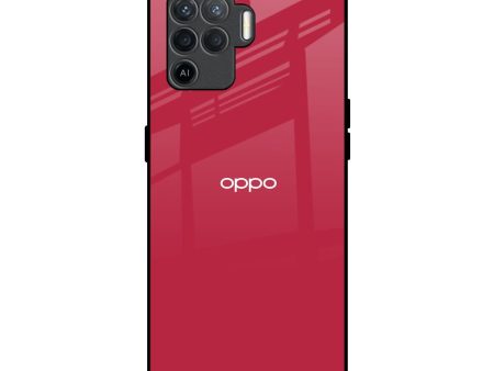 Solo Maroon Glass case for Oppo F19 Pro Online Sale