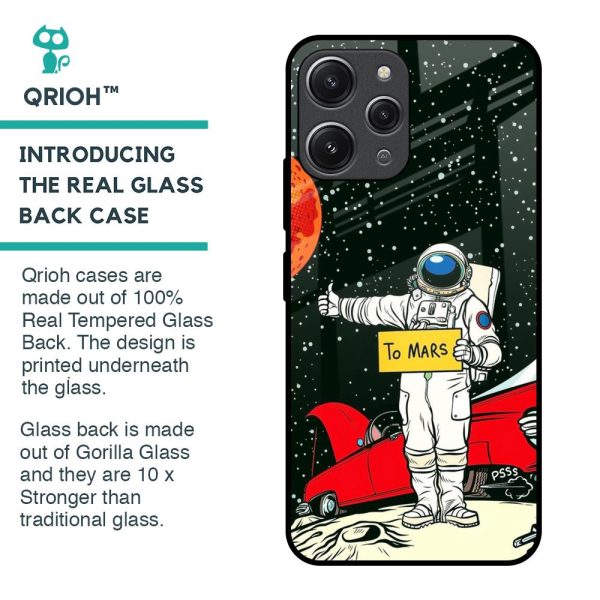 Astronaut on Mars Glass Case for Redmi 12 Online Sale