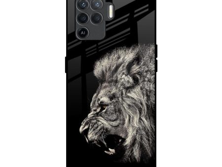 Brave Lion Glass Case for Oppo F19 Pro Cheap