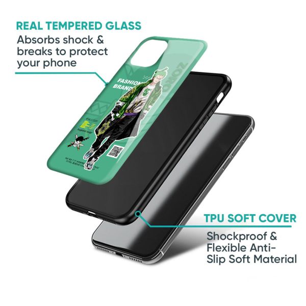 Zoro Bape Glass Case for Oppo F19 Pro Hot on Sale