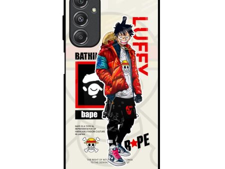 Bape Luffy Glass Case for Samsung Galaxy M34 5G Discount