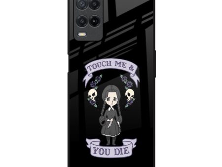 Touch Me & You Die Glass Case for Realme 8 Sale