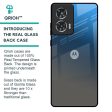 Blue Grey Ombre Glass Case for Motorola Edge 50 Fusion 5G Cheap