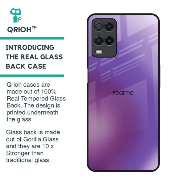 Ultraviolet Gradient Glass Case for Realme 8 For Cheap