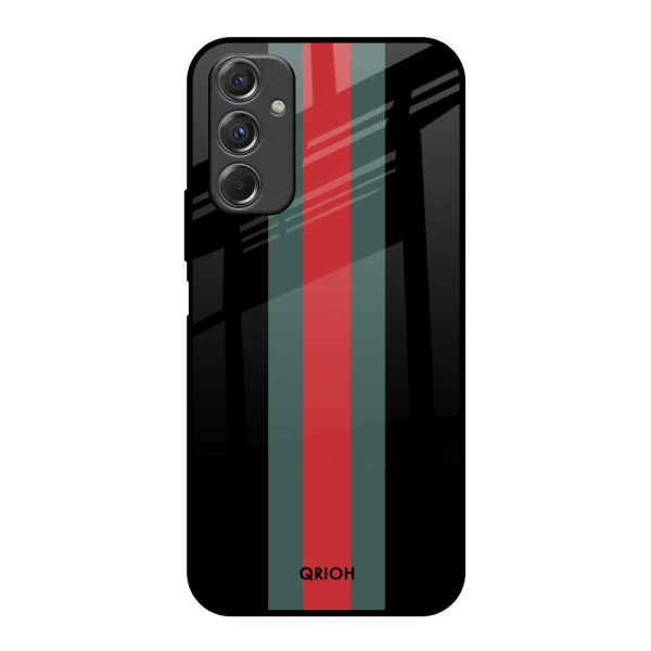 Vertical Stripes Glass Case for Samsung Galaxy F34 5G Hot on Sale