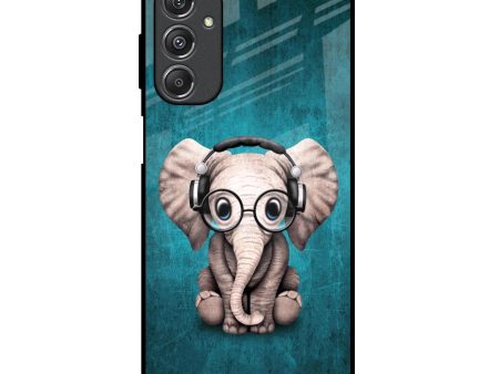 Adorable Baby Elephant Glass Case For Samsung Galaxy M34 5G Sale