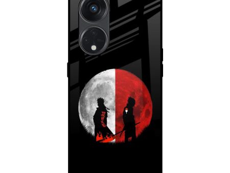 Anime Red Moon Glass Case for Oppo Reno8T 5G Sale