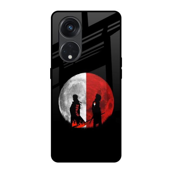 Anime Red Moon Glass Case for Oppo Reno8T 5G Sale