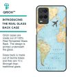 Travel Map Glass Case for Realme 8 on Sale