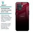 Wine Red Glass Case For Oppo F19 Pro Discount