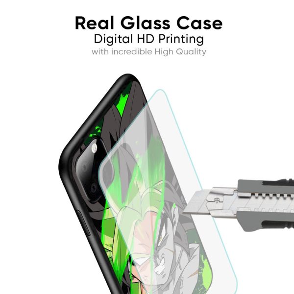 Anime Green Splash Glass Case for Xiaomi Redmi K20 Fashion