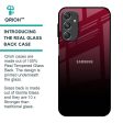 Wine Red Glass Case For Samsung Galaxy M34 5G Online Hot Sale