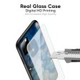 Blue Cool Marble Glass Case for Oppo F19 Pro Online now