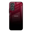 Wine Red Glass Case For Samsung Galaxy F34 5G For Cheap