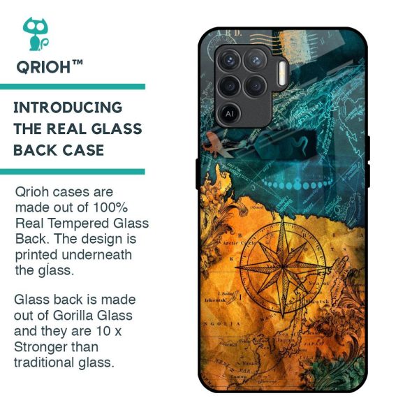 Architecture Map Glass Case for Oppo F19 Pro For Sale