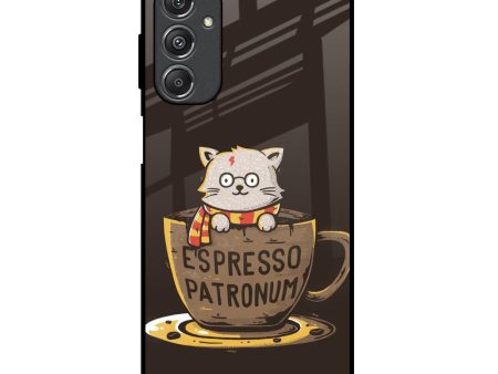 Tea With Kitty Glass Case For Samsung Galaxy M34 5G on Sale