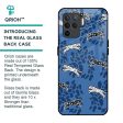 Blue Cheetah Glass Case for Oppo F19 Pro Online now