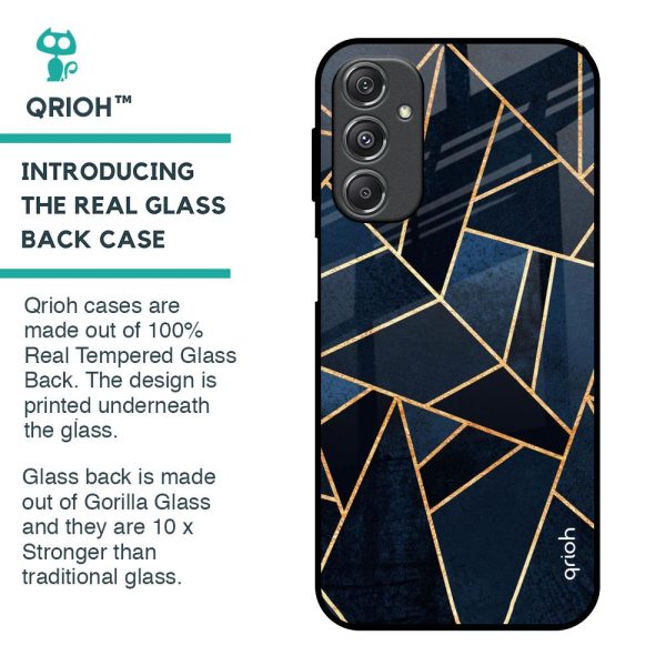 Abstract Tiles Glass Case for Samsung Galaxy M34 5G Online Hot Sale