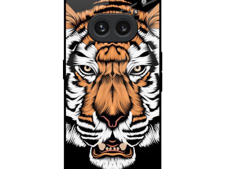 Angry Tiger Glass Case For Nothing Phone 2a Plus Cheap