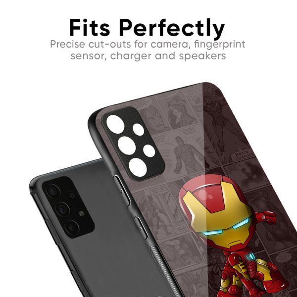 Angry Baby Super Hero Glass Case for Redmi K50i 5G Online Sale