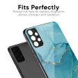 Blue Golden Glitter Glass Case for Nothing Phone 2a 5G Online Hot Sale