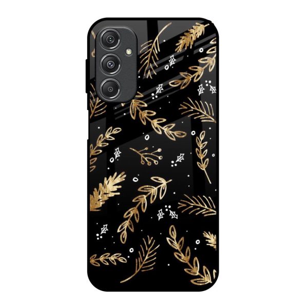 Autumn Leaves Glass Case for Samsung Galaxy M34 5G For Cheap