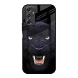 Angry Black Leopard Glass Case for Samsung Galaxy F34 5G Online Sale