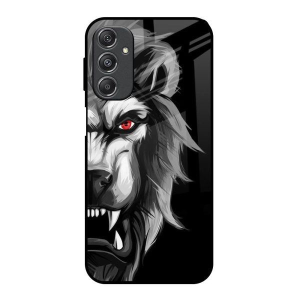 Wild Lion Glass Case for Samsung Galaxy M34 5G Cheap