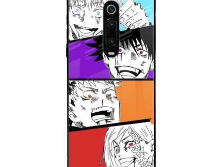 Anime Sketch Glass Case for Xiaomi Redmi K20 Fashion