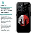 Anime Red Moon Glass Case for Oppo A96 For Sale