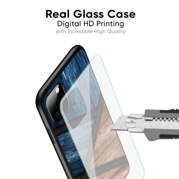 Wooden Tiles Glass Case for Oppo F19 Pro Online