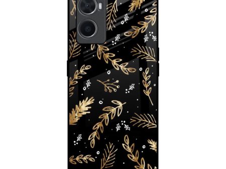 Autumn Leaves Glass Case for Oppo A96 Online Sale