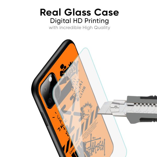 Anti Social Club Glass Case for Redmi K50i 5G Fashion