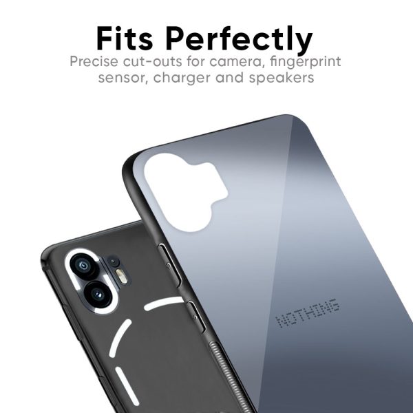 Space Grey Gradient Glass Case for Nothing Phone 2a 5G Fashion