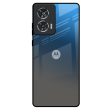 Blue Grey Ombre Glass Case for Motorola Edge 50 Fusion 5G Cheap