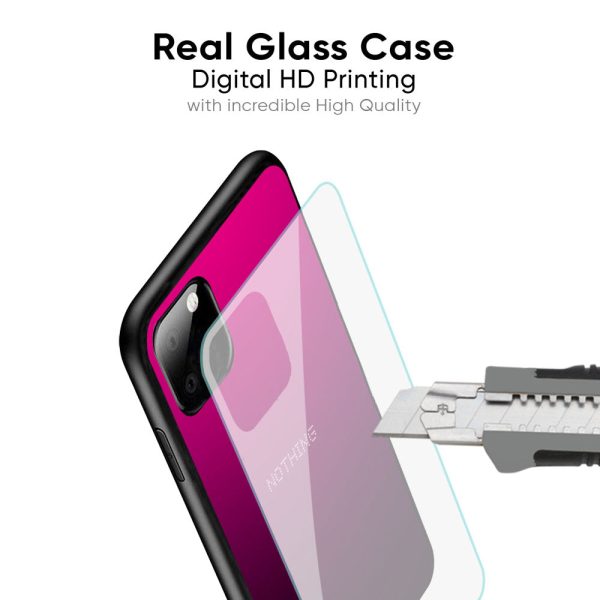 Purple Ombre Pattern Glass Case for Nothing Phone 2a 5G Online now