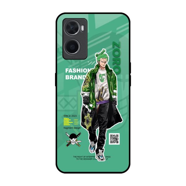 Zoro Bape Glass Case for Oppo A96 Fashion