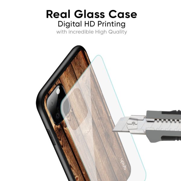 Timber Printed Glass Case for Samsung Galaxy F34 5G For Cheap