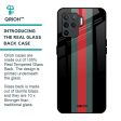 Vertical Stripes Glass Case for Oppo F19 Pro For Cheap