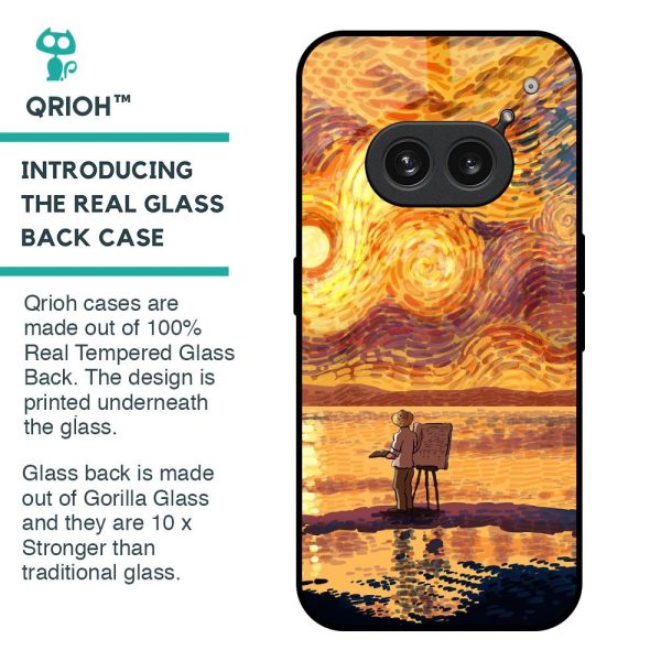 Sunset Vincent Glass Case for Nothing Phone 2a Plus For Cheap