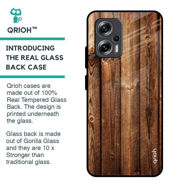 Timber Printed Glass Case for Redmi K50i 5G on Sale