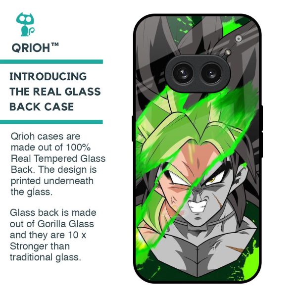 Anime Green Splash Glass Case for Nothing Phone 2a Plus Sale