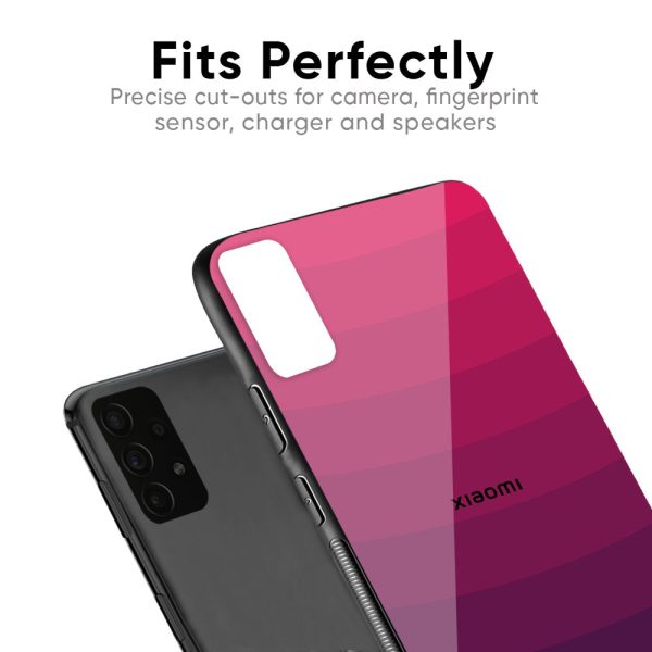 Wavy Pink Pattern Glass Case for Xiaomi Redmi K20 Online Hot Sale