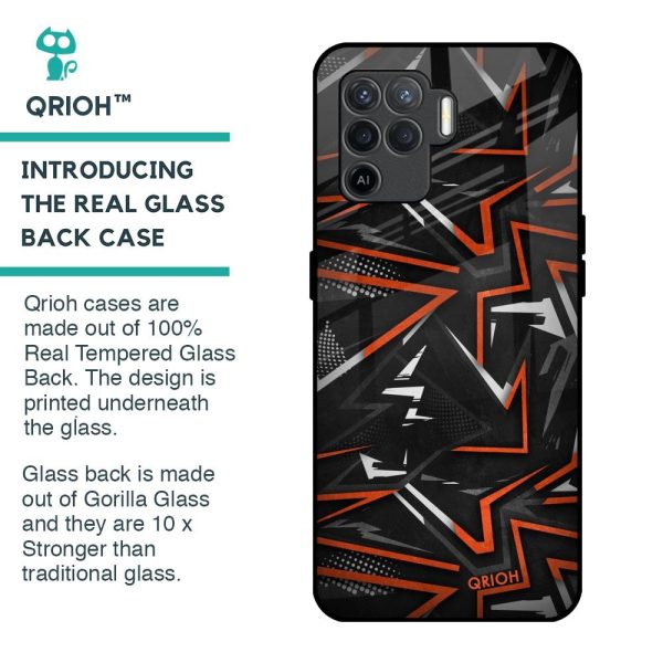 Vector Art Glass Case for Oppo F19 Pro For Sale