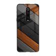 Tri Color Wood Glass Case for Xiaomi Redmi K20 For Sale