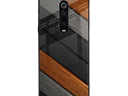 Tri Color Wood Glass Case for Xiaomi Redmi K20 For Sale