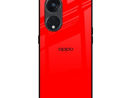 Blood Red Glass Case for Oppo Reno8T 5G Online now