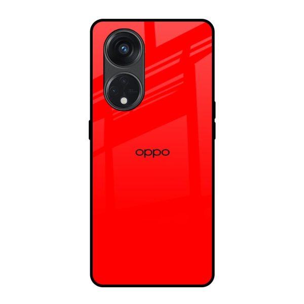 Blood Red Glass Case for Oppo Reno8T 5G Online now