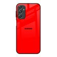 Blood Red Glass Case for Samsung Galaxy M34 5G Online Sale